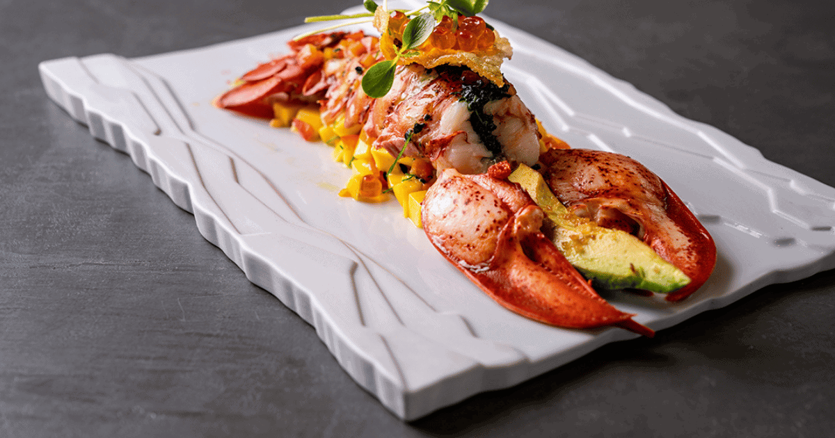 lobster serve on Terra dinnerware